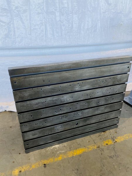 48" T x 60" L x 26" D T SLOTTED ANGLE PLATE. STOCK # 0506920