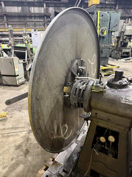 4,000 LBS x 12" x 60" LITTELL MODEL #40-12 DOUBLE END AUTO CENTERING UNCOILER COIL REEL: YOBRO #24308