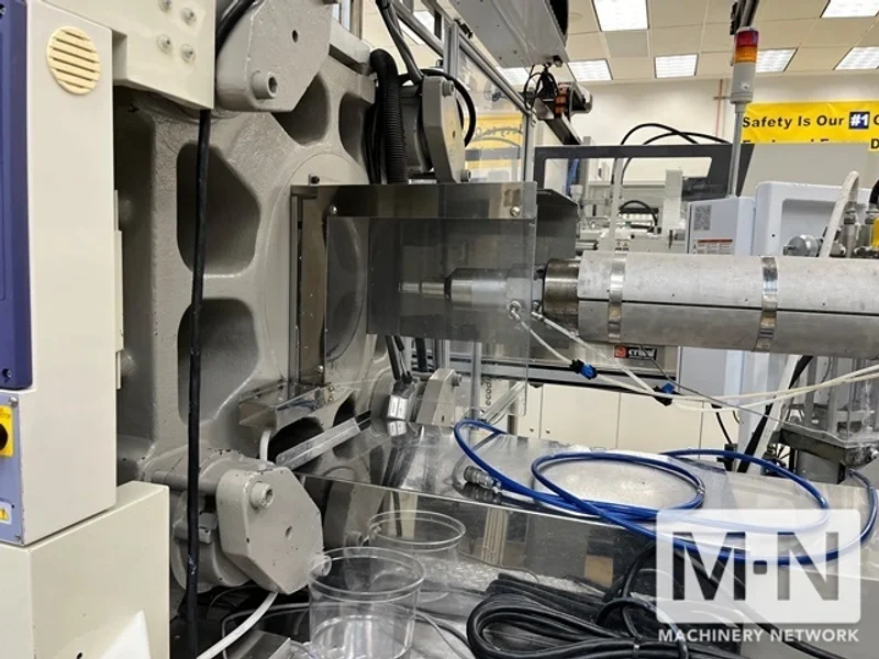 240 TON 9.28 OZ TOSHIBA MODEL EC240NIIV30-6A SILICONE LIM INJECTION MOLDING MACHINE MFG 2007 TWO AVAILABLE