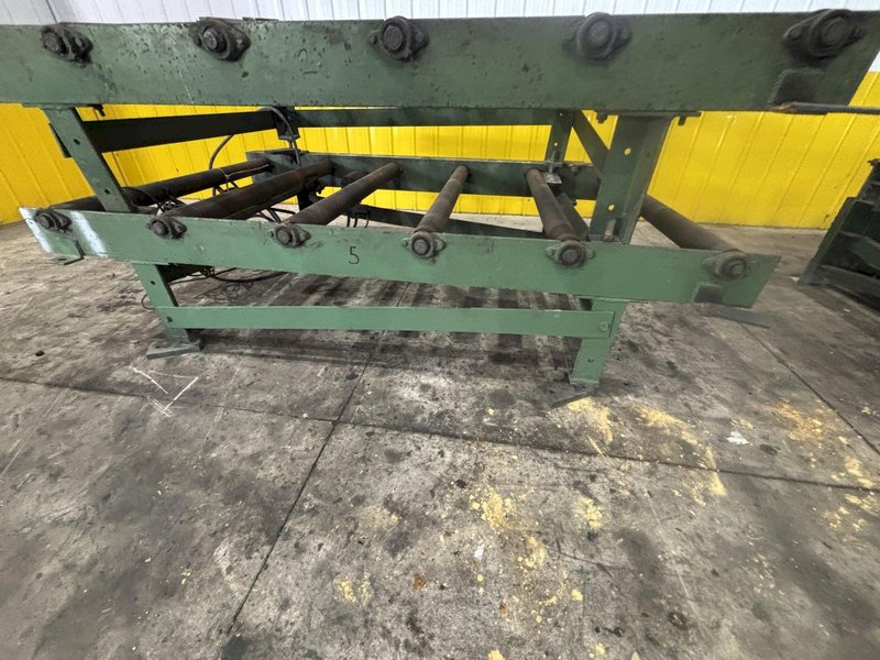 100&#039; X 54&quot; WIDE PEDDINGHAUS POWERED ROLLER CONVEYOR: STOCK #23102