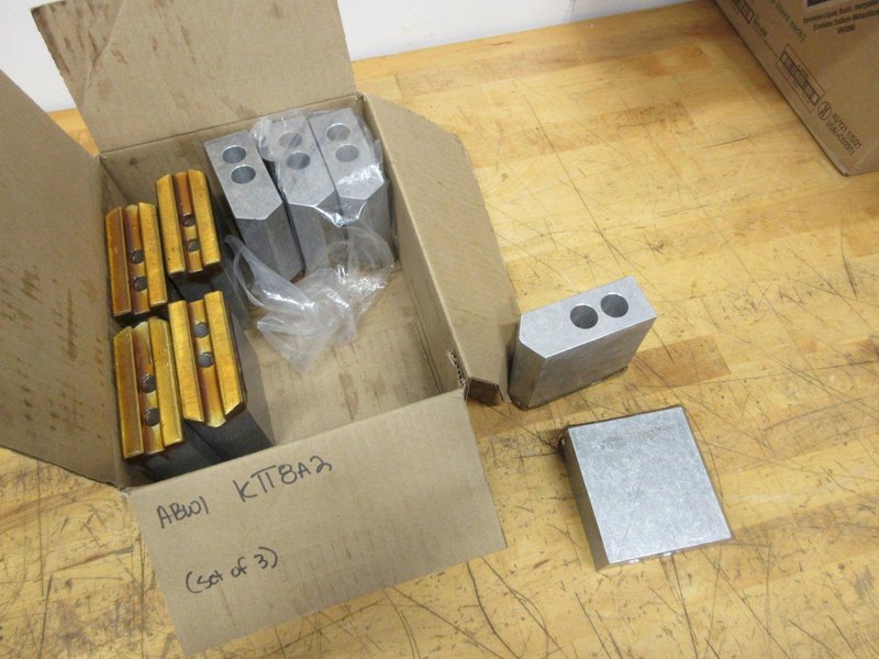 Abbott KTT8A2, 1.5 mm x 60° Serrated Soft Jaws (3 sets)- Auction Item