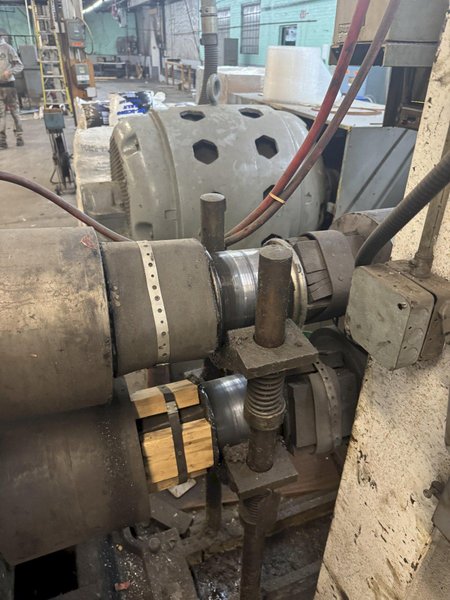 16&quot; WIDE X 14&quot; ROLL DIAMETER 2-HI  INTERNATIONAL 100 HP ROLLING MILL. STOCK # 0886125