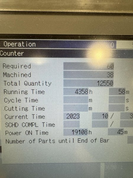 Citizen L32-1M8 Swiss Lathe, 2015 – Bar Loader, Mist Collector