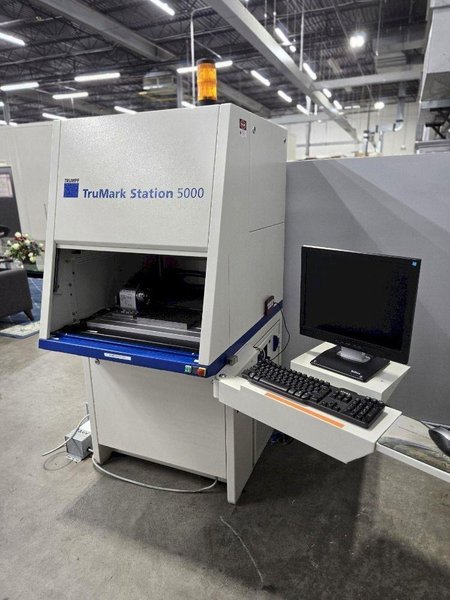 TRUMPF 2008 TRUMPF TRUMARK 5000 ROTARY LASER MARKER  -  TRUMARK STATION 5000