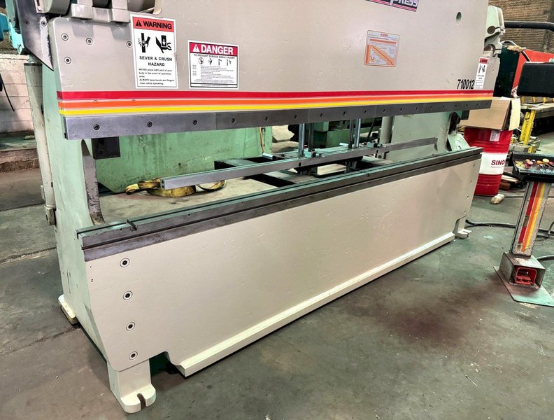 100 Ton Accurpress Hydraulic Press Brake 710012, 12&#039; O.A., 10&#039;6&quot; B.H., CNC Gauge