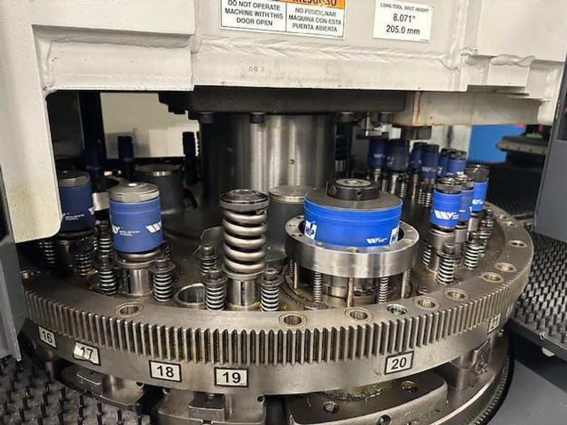 LVD Strippit S-1212 CNC Turret Punch, 20 Tons, 31 Station Turret - Thick, Auto Indexing, Brush Table, Fanuc 180i-P,  (Test Lab), New 2007