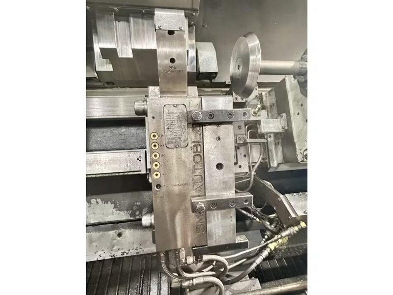 Mazak Slant Turn 50NR CNC Lathe, 2006 – 7.1″ Bore, Chip Conveyor