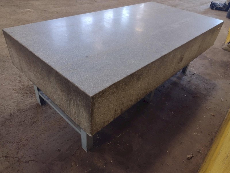 8&#039; X 4&#039; X 14&quot; ROCK OF AGES PRECISION LAYOUT INSPECTION GRANITE TABLE: STOCK #23787