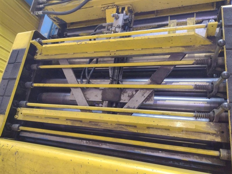 60" x 14 GA X 20,000 LB IOWA PRECISION MODEL #SLR6014-2.5 SLITTING CUT TO LENGTH COIL SLEAR LINE: YOBRO #26015