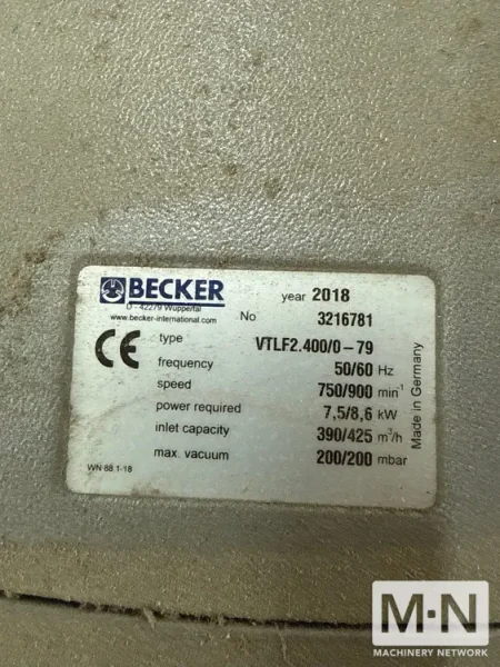 Komo VR-510 MACH II CNC Router, 2001