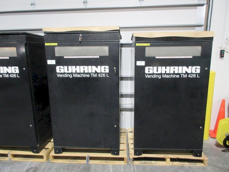 Guhring TM426L Tool Dispensing System - Inventory Management - (3) Vending Machines w/ Main Control Unit (Model TM426)- Auction Item