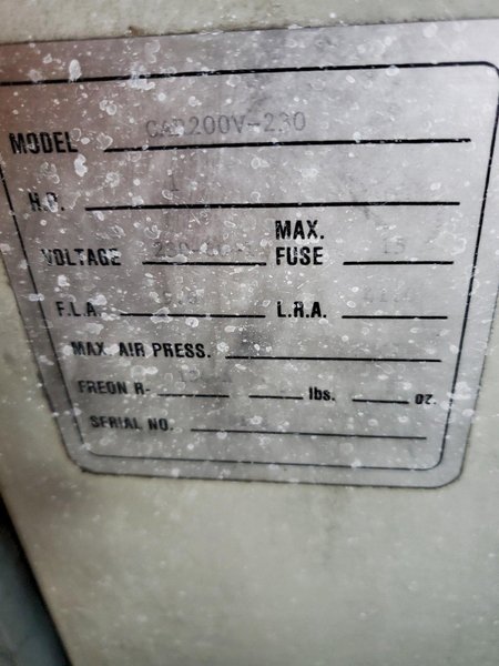 COMPARTS 1 HP MODEL CAR200V-230 REFRIGERATED AIR DRYER. STOCK #0103123.