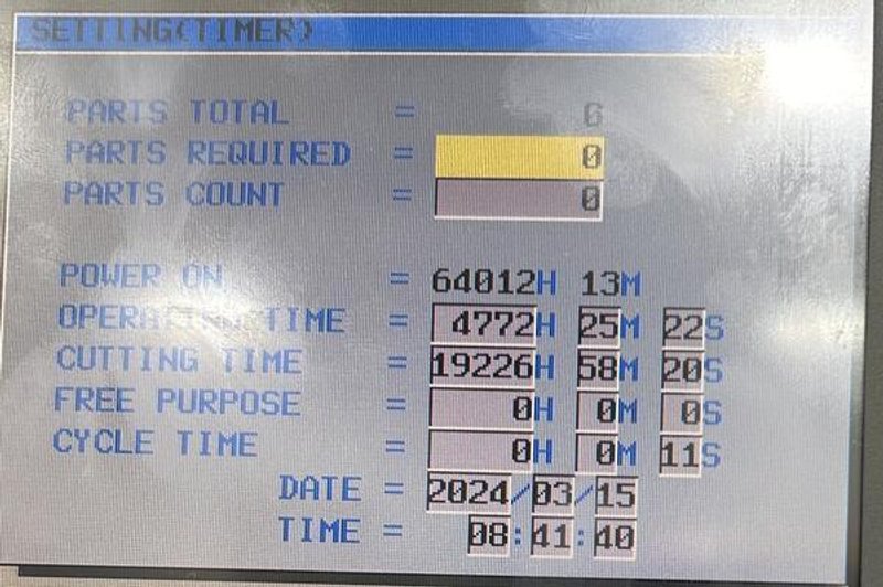 HYUNDAI HS 400 CNC HORIZONTAL MACHINING CENTER