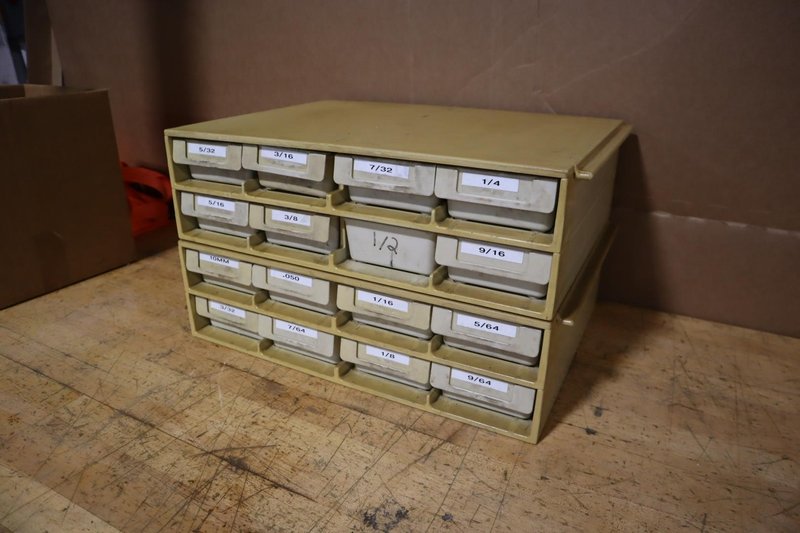 Plastic Storage Cabinet 16-Drawer - Auction Item