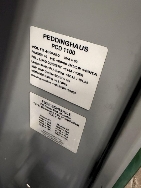 PEDDINGHAUS MODEL #PCD1000 3 AXIS BEAM DRILL LINE : YOBRO 25848