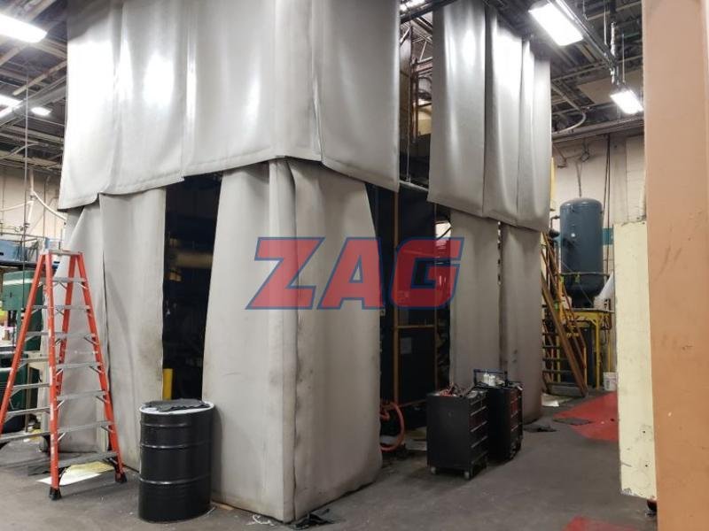 Graham Accumulator Head Blow Molder, Single Head, 40lb, Used Model 40SP4884