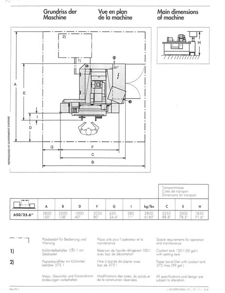 Studer Model S30 Favorit Universal Cylindrical Grinder, S/N 3465-41.