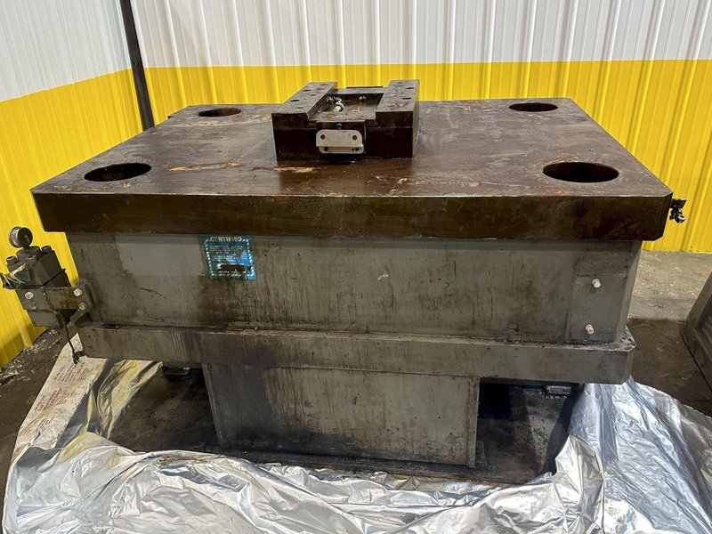 3000 TON NATIONAL (CROSBY GROUP) 4-POST HYDRAULIC PRESS / WIRE ROPE SWAGING MACHINE: STOCK #19450