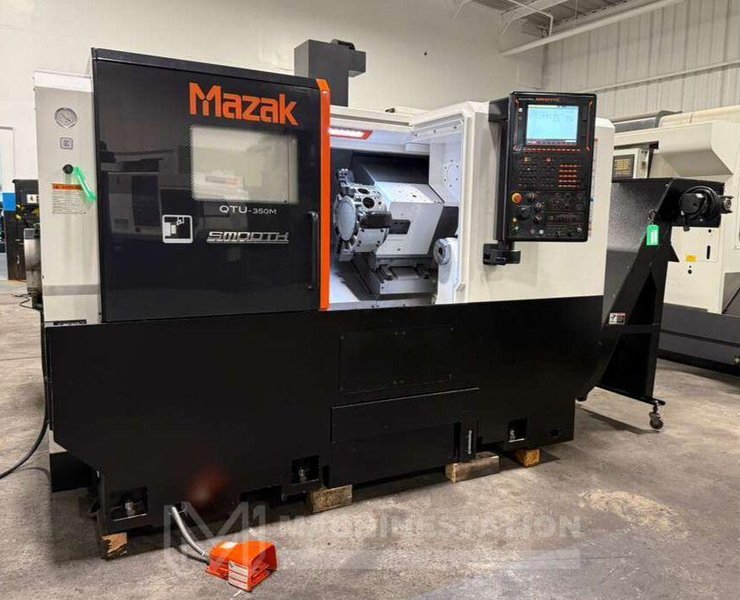 Mazak QTU-350M CNC Turning Center – 2017 C Axis Live Tool Lathe