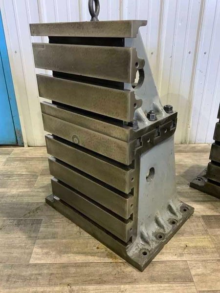 (2) 30&quot; X 16&quot; X 17&quot; DEVLIEG T-SLOTTED ANGLE PLATES: STOCK #23754