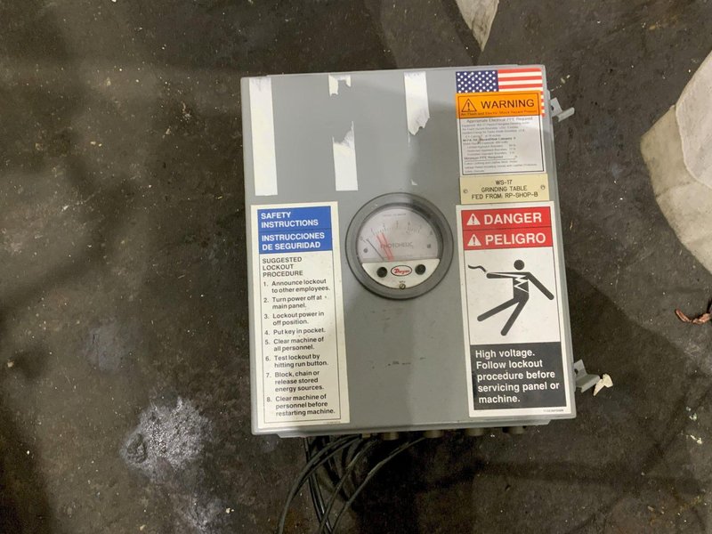 96"X 36" INTERCEPT MODEL WS17 DOWN DRAFT TABLE: STOCK #80795