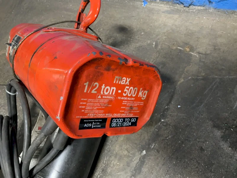 CM 1/2 TON ELECTRIC CHAIN HOIST   -  WF