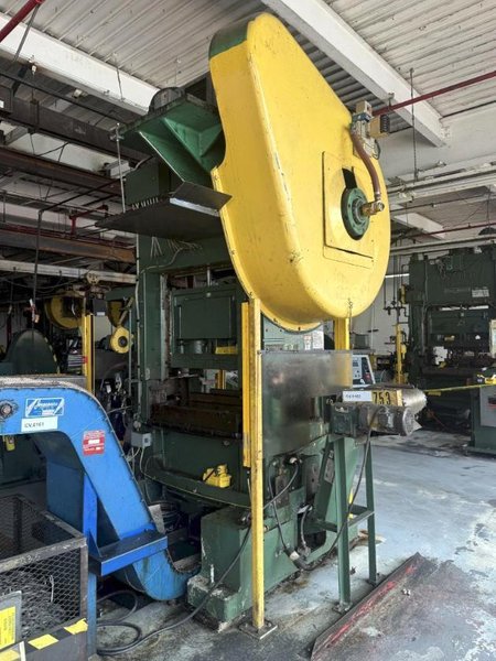 75 TON MINSTER P2-75-36 PIECE MAKER STRAIGHT SIDE HIGH SPEED PRESS. STOCK # 0980526
