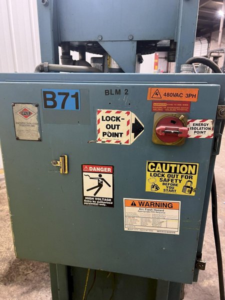 3 HIT MCKEE MODEL #FM-45-3F HYDRAULIC TUBE END FORMER: STOCK #18272