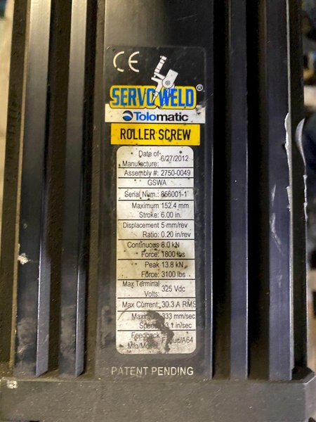 MILCO 665-12003-132 Pinch Type Weld Gun USED