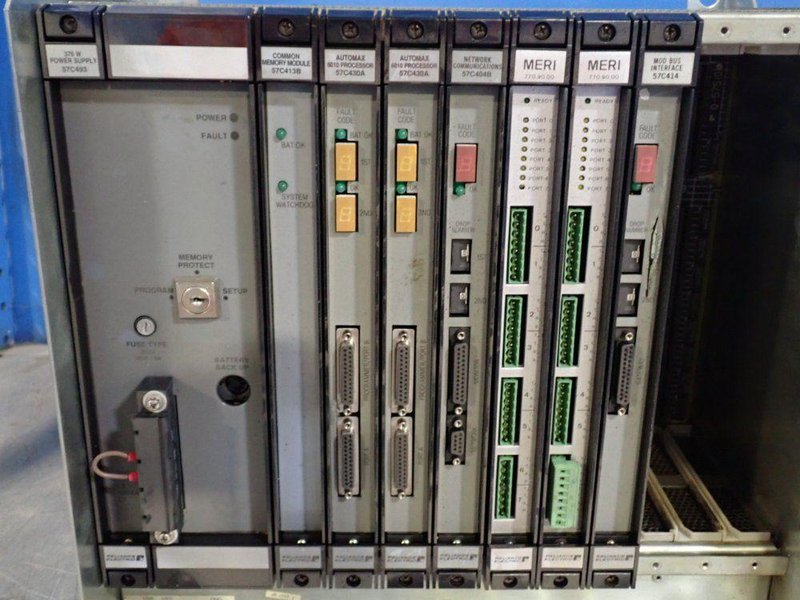 RELIANCE ELECTRIC 10 SLOT RACK CONTROL SYSTEM