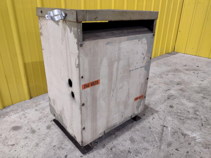 45 KW GENERAL ELECTRIC 480 &lt;-&gt; 240 VOLT TRANSFORMER: STOCK #23366