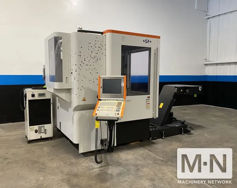 GF Mikron E 500 U 5-Axis CNC Vertical Machining Center, 2018 - 1k Cutting Hours