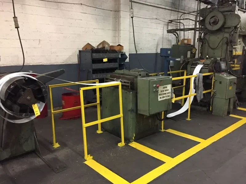 CWP/ROWE 8,000 lb x 15&quot; WIDE X .093 SERVO FEED LINE, STOCK# 13987J