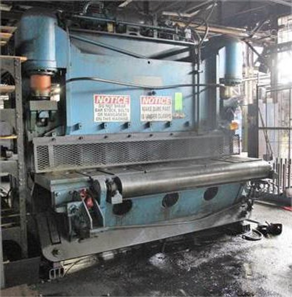 8&#039; X 1/2&#039; PACIFIC HYDRAULIC POWER SHEAR: STOCK 70412