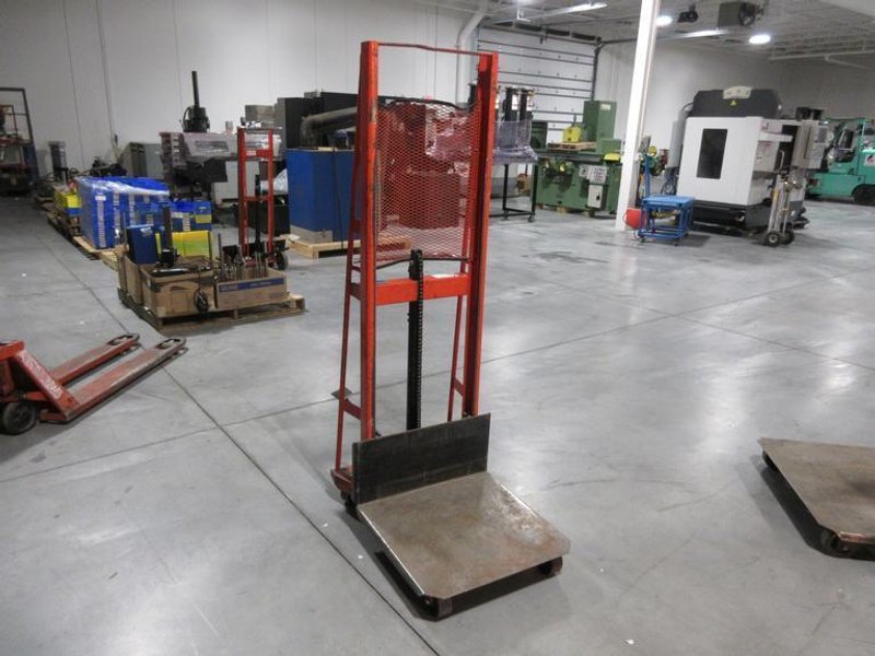 Wesco ESPL-60-2424-3W235 60" Die Cart, 1000lbs Capacity, 15" Load Center, 24" x 24" Platform- Auction Item