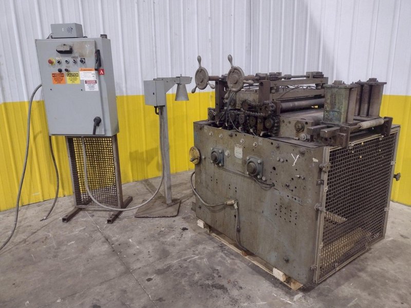 20" X .190" ROWE MODEL #C6-20 MOTORIZED COIL STRIP STRAIGHTENER: YOBRO #24754