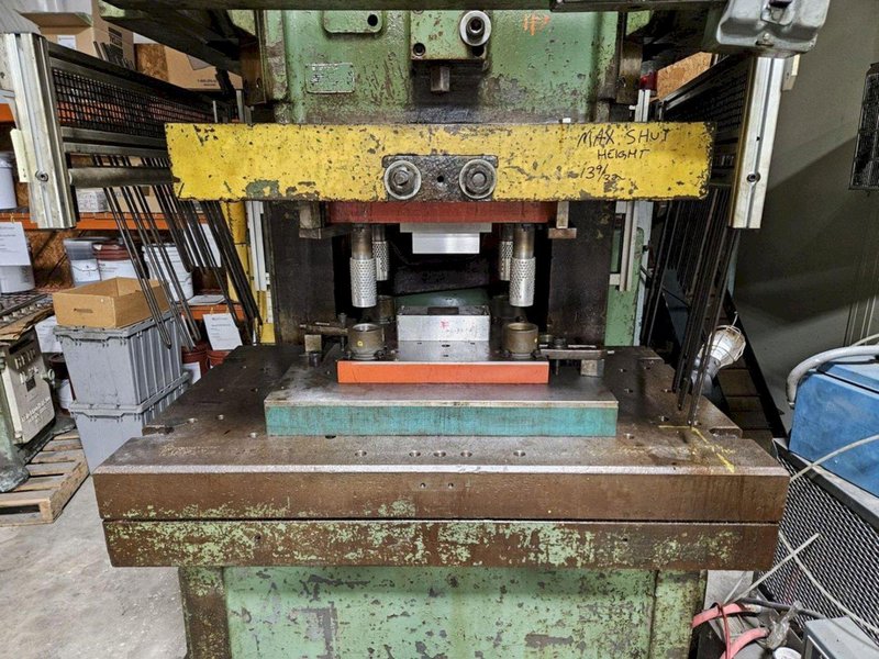 150 TON MINSTER G-150 GEARED OBI PRESS. STOCK # 1219125