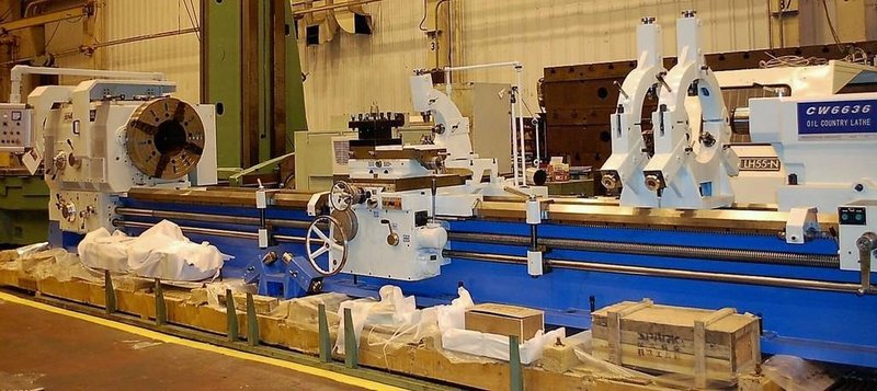 SPARK 40" x 236" Hollow Spindle Manual Lathe, 14" Bore, Brand New