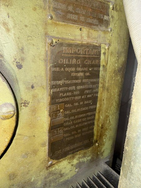 KING VERTICAL TURRET LATHE. STOCK # 0546426
