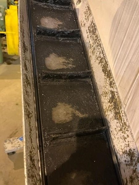 6&quot; X 142&quot; POWERED INCLINE CONVEYOR STOCK# 3279