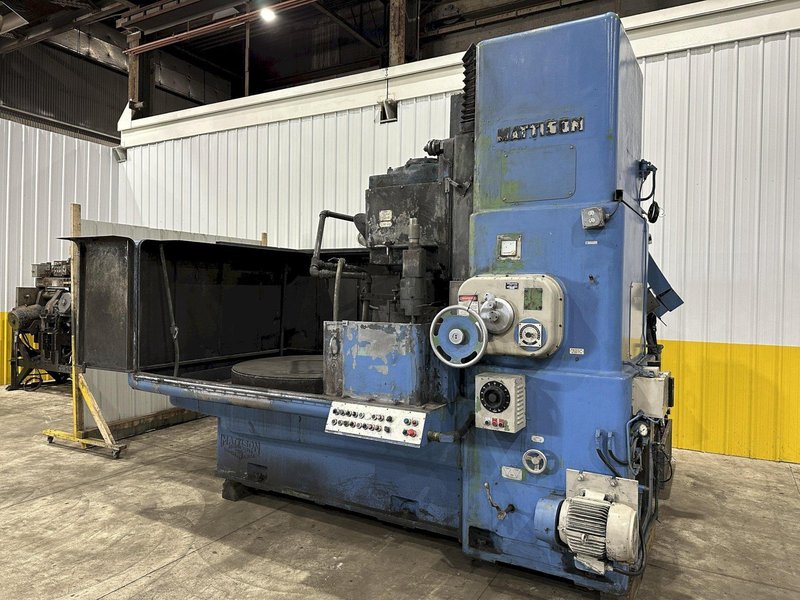 60” X 100 HP MATTISON MODEL #60-H ROTARY SURFACE GRINDER: STOCK #23020