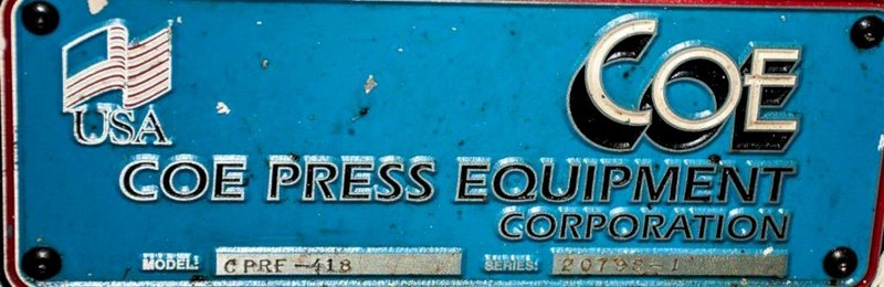 18" x .125 COE SERVO FEEDER