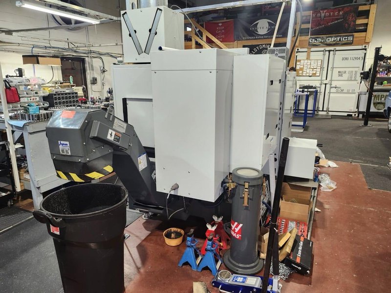 Haas ST-10Y Multi Axis CNC Lathe, 2017  – Chip Conveyor, Tailstock, C-Axis, Tool Presetter, Bar Feeder, Live Tooling