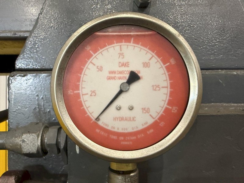 150 TON DAKE MODEL #5-150 HYDRAULIC H-FRAME PRESS: YOBRO #24148