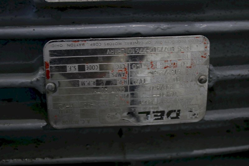 25 TON TISHKEN MODEL #C0-8-4 NOTCHING PRESS: STOCK #75072