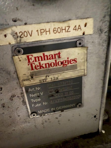 MHART TEKNOLOGIES Z041-603/120 VIBRATOR BOWL FEEDER CONTROLLER USED