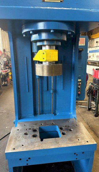 75 Ton Multipress Gap Frame Hydraulic Press, 15&quot; Str., 30&quot; DL, 20&quot; x 34&quot; Bed, 30 HP