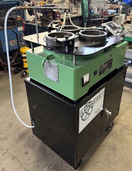 20" Lapmaster Lapping Machine No. 20G, (3) Rings, Open Face, Bench Model