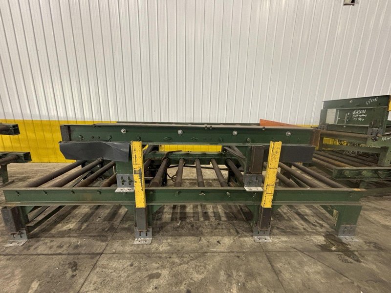 100' X 54" PEDDINGHAUS POWERED ROLLER CONVEYOR. STOCK # 0113626