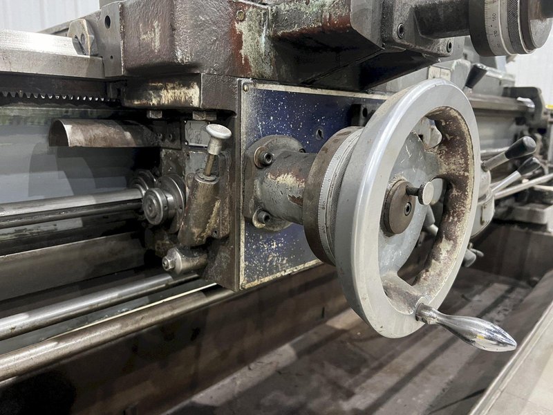 27&quot; x 84&quot; HERCULES AJAX MODEL #HR2000 #25 HEAVY DUTY GAP BED ENGINE LATHE, 4&quot; HOLE: STOCK #19837